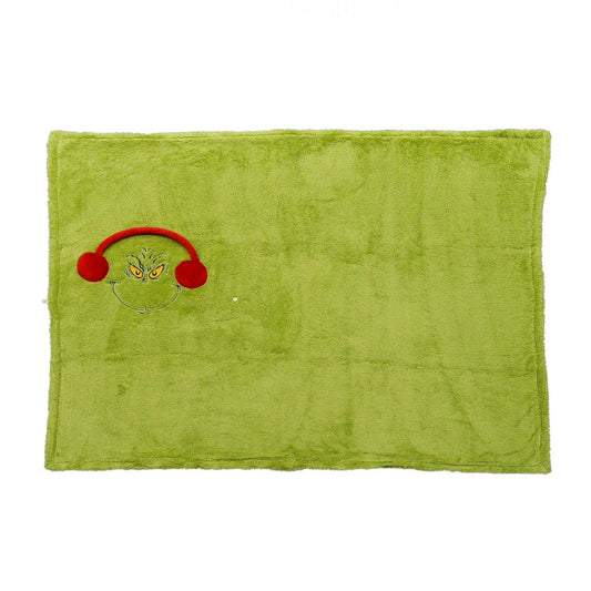 Grinch Snow throw