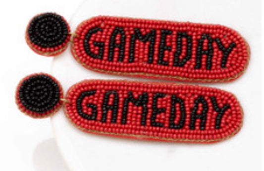 Beaded Gameday Earrings