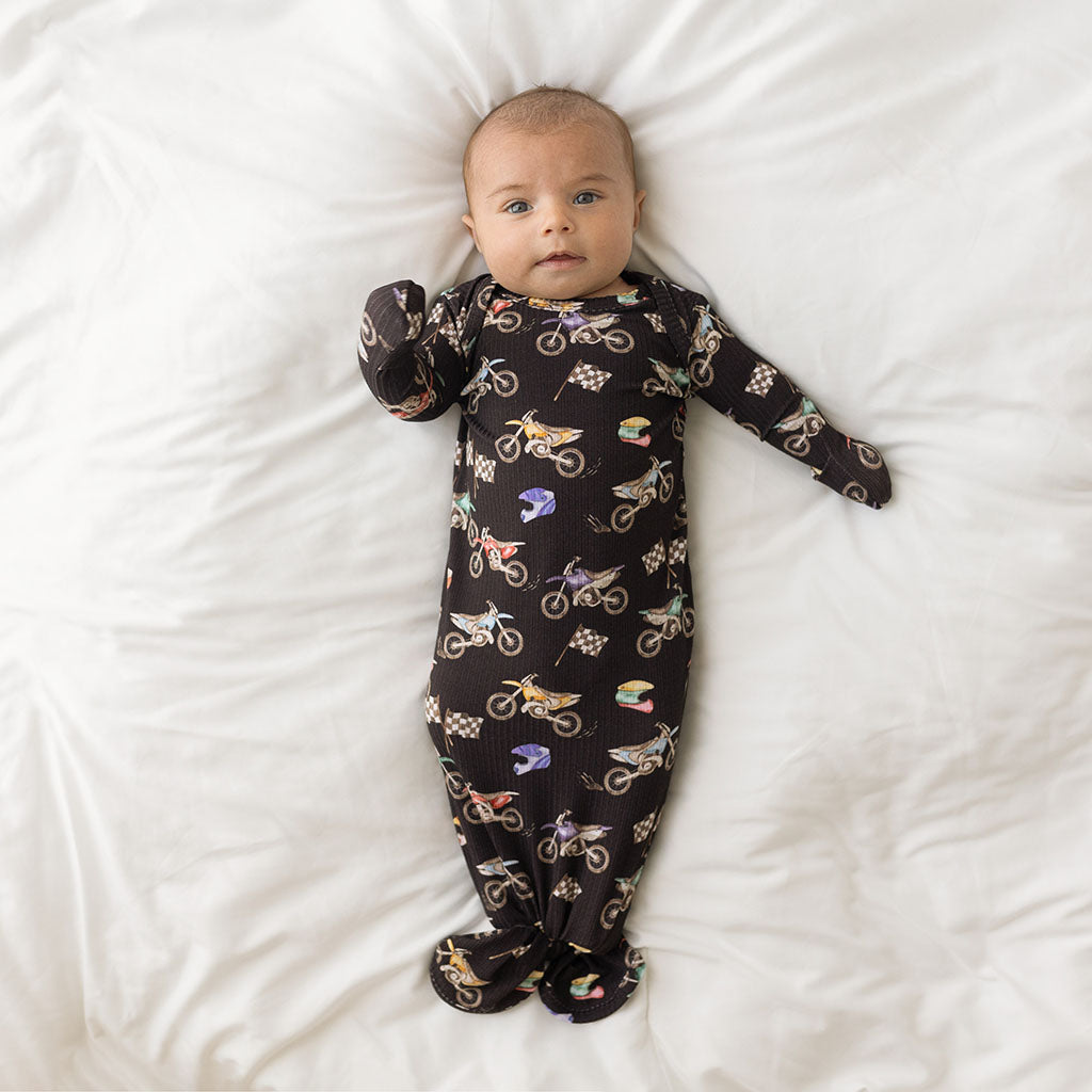 Posh Peanut Knotted Gown-Supermini