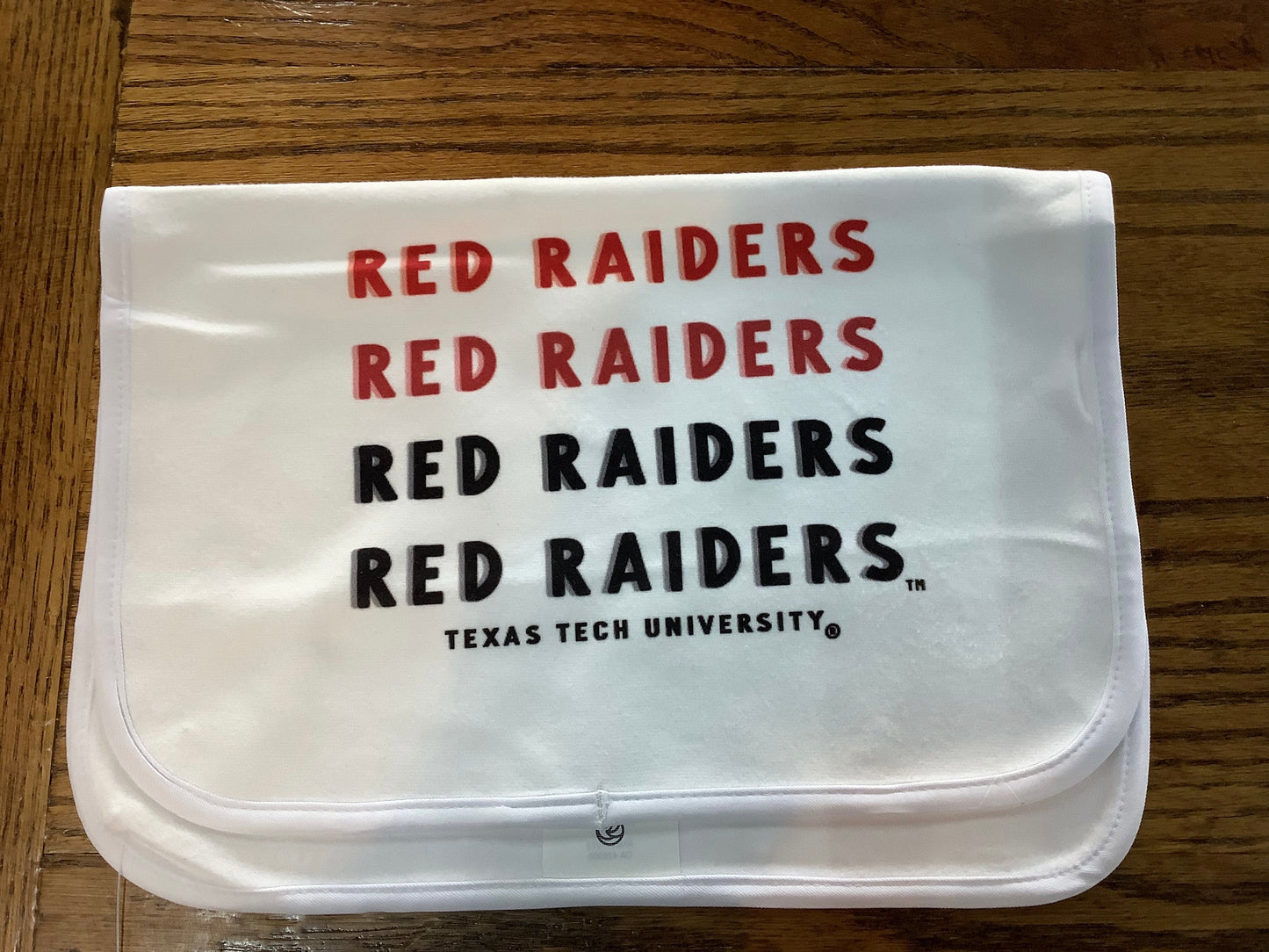 Raider Red Burp Cloth