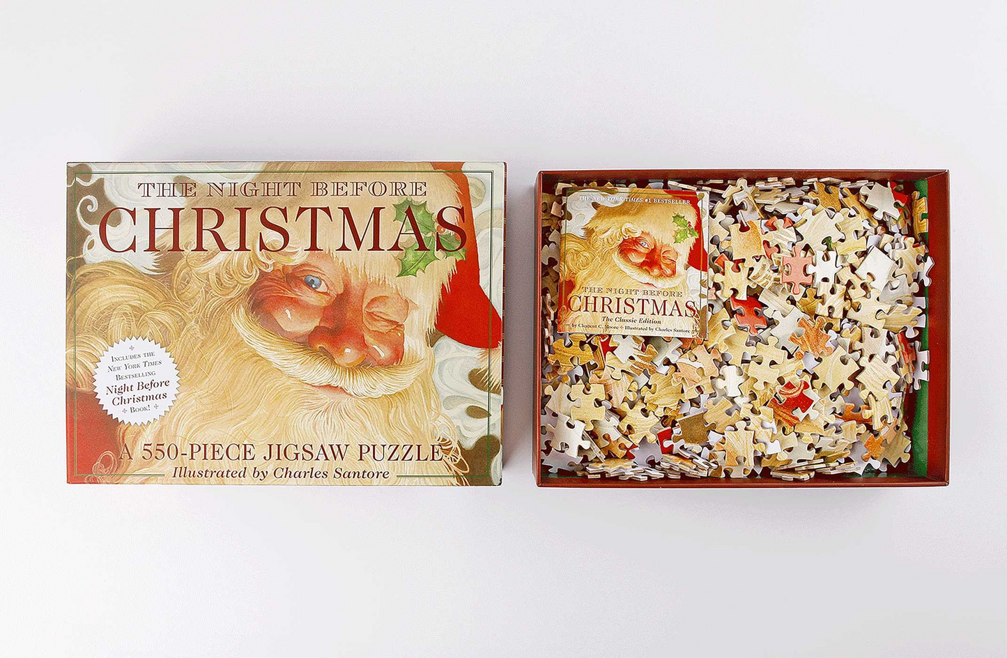 The Night Before Christmas: Puzzle & Book