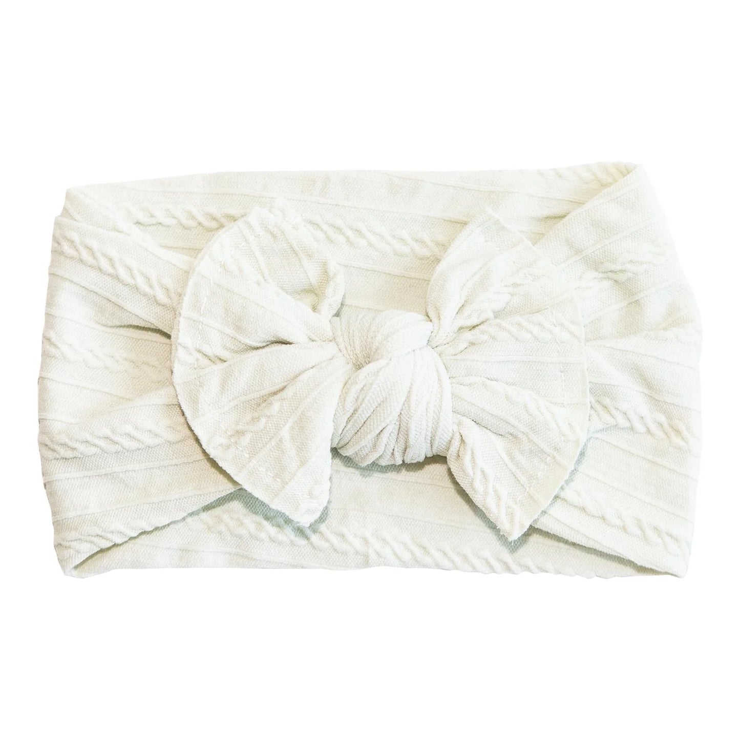 pearl cable knit headband
