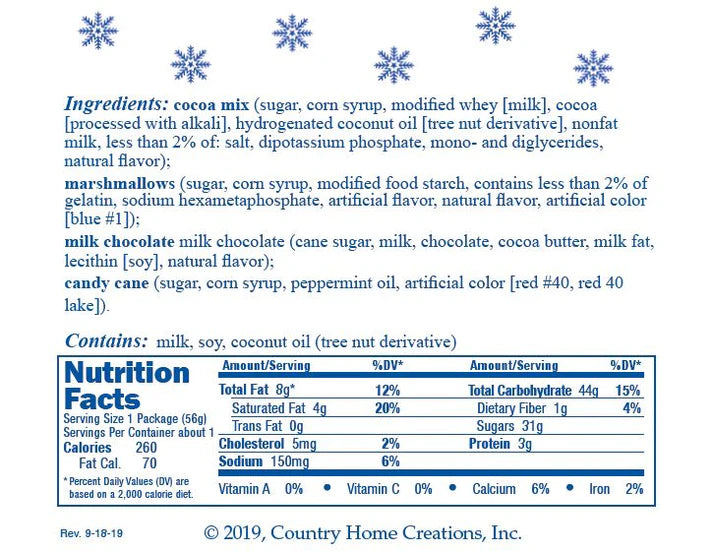 Snowman Soup Mix