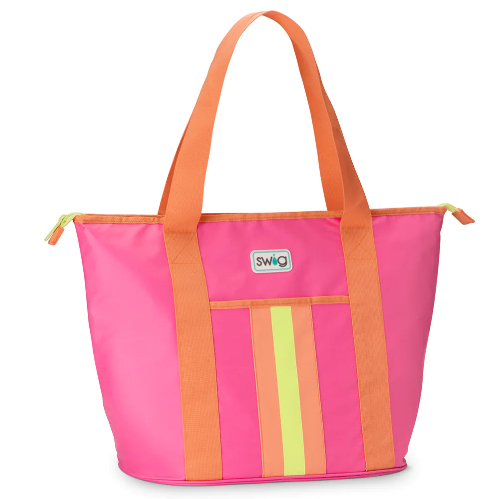 tutti frutti zippi tote bag