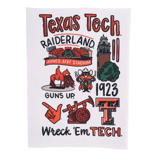 texas tech tea towel