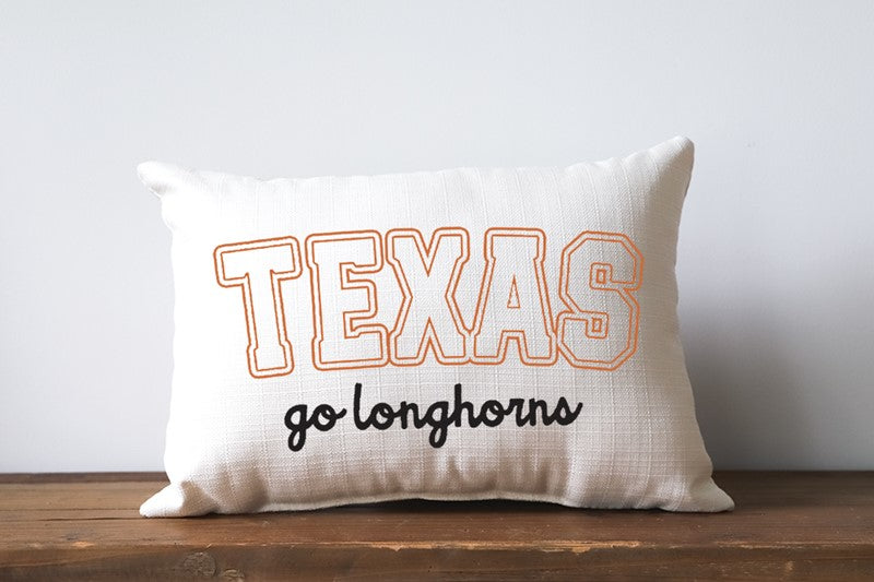 Texas Varsity Pillow