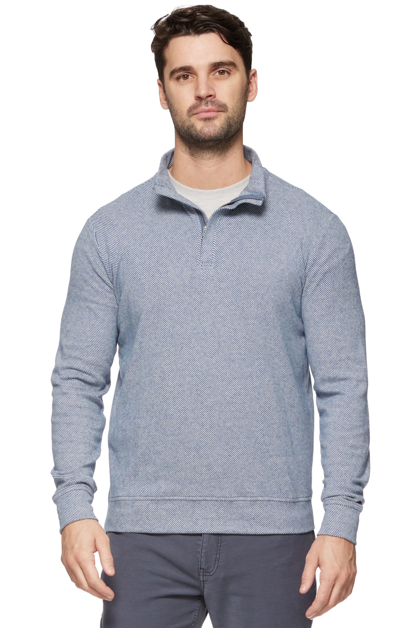 Men's 1/4 Zip Knit Top