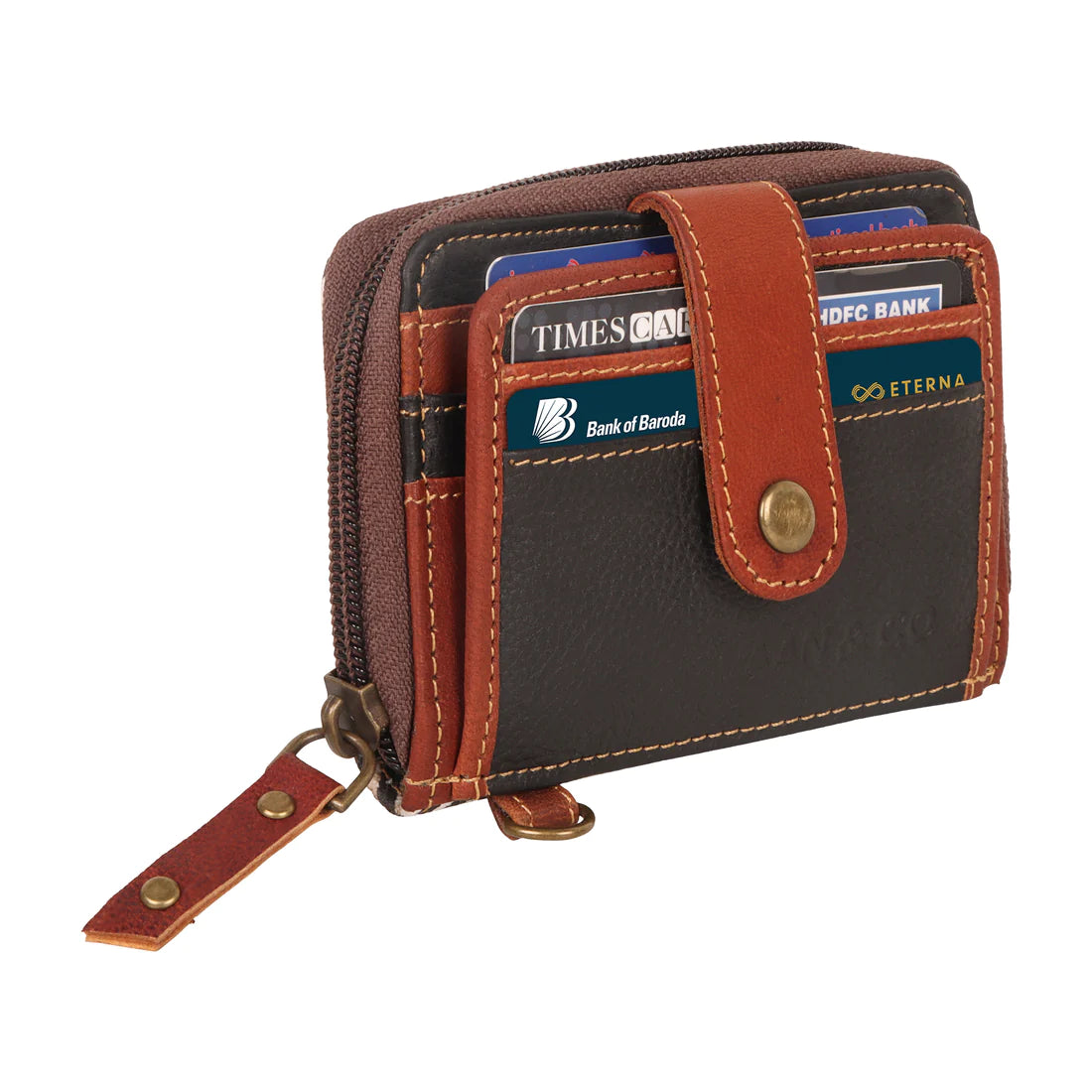 Zip Around Wallet Stripe