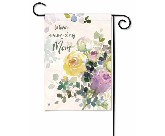 In Memory of Mom Garden Flag
