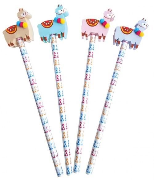 Llama Pencil w/ Eraser