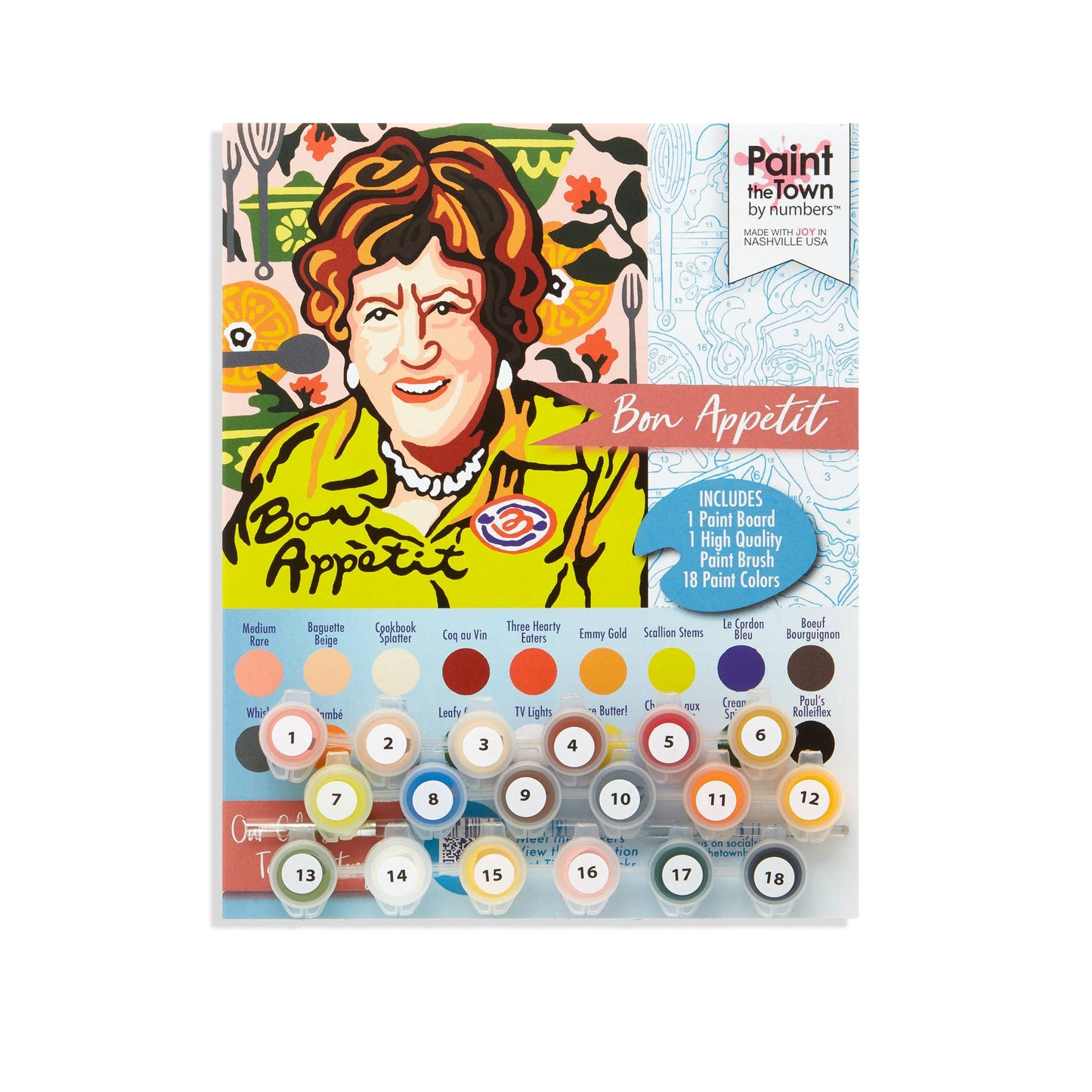 Bon Appètit! Paint by Number Kit