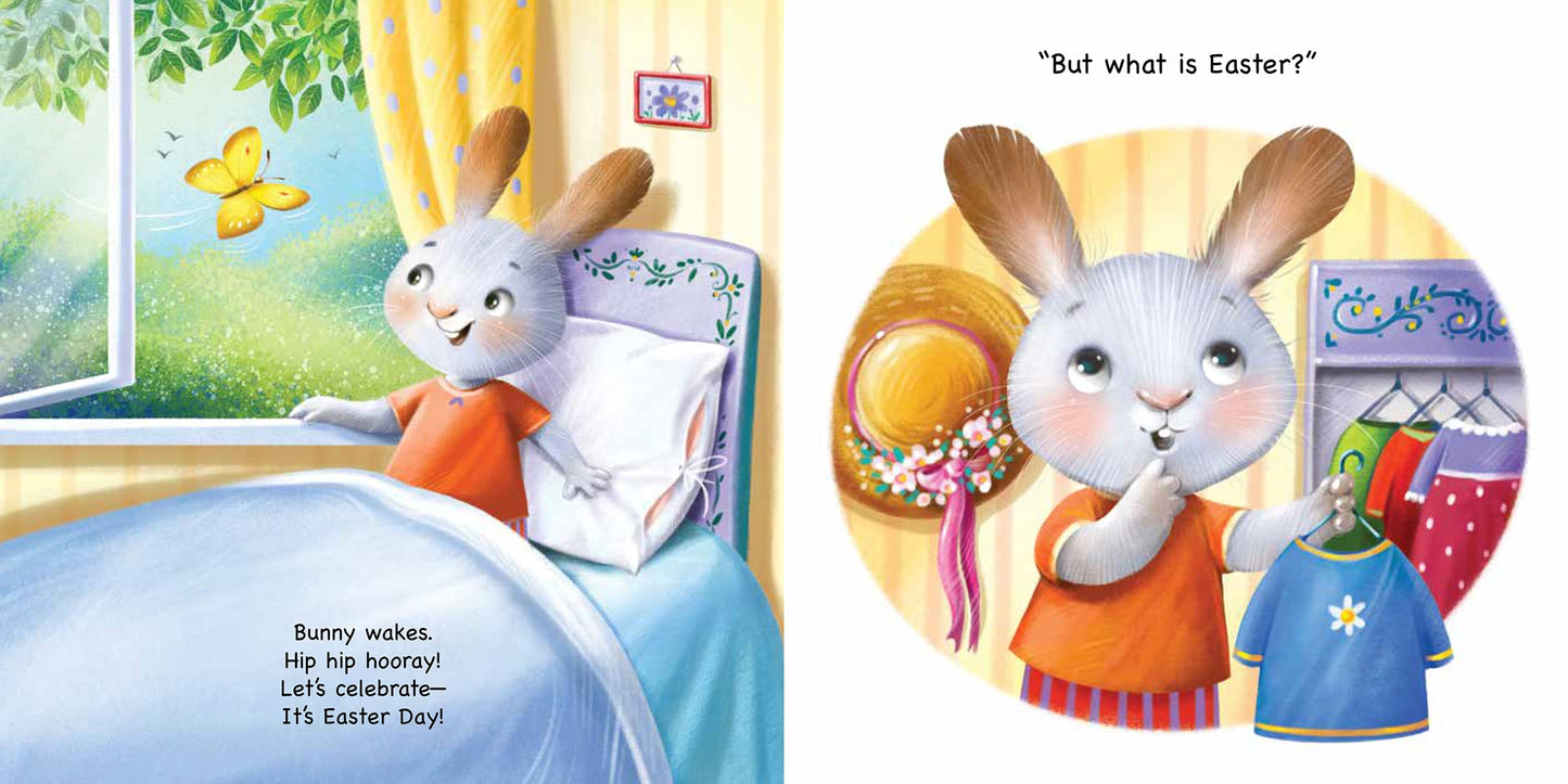 Bunny finds easter