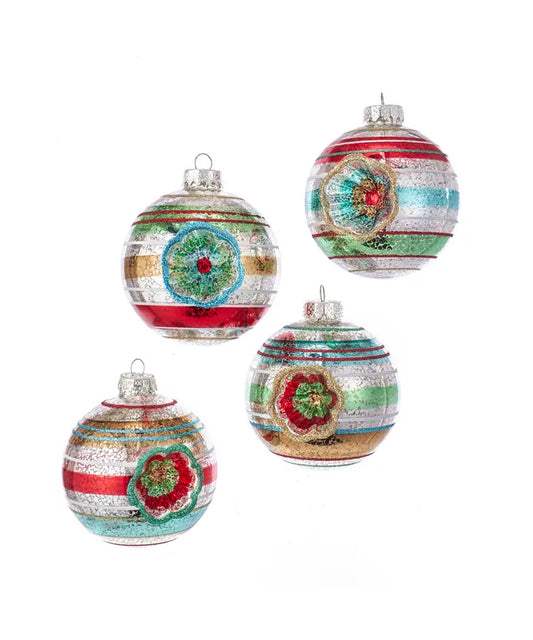 Early Year Multi Reflector Ball Ornament