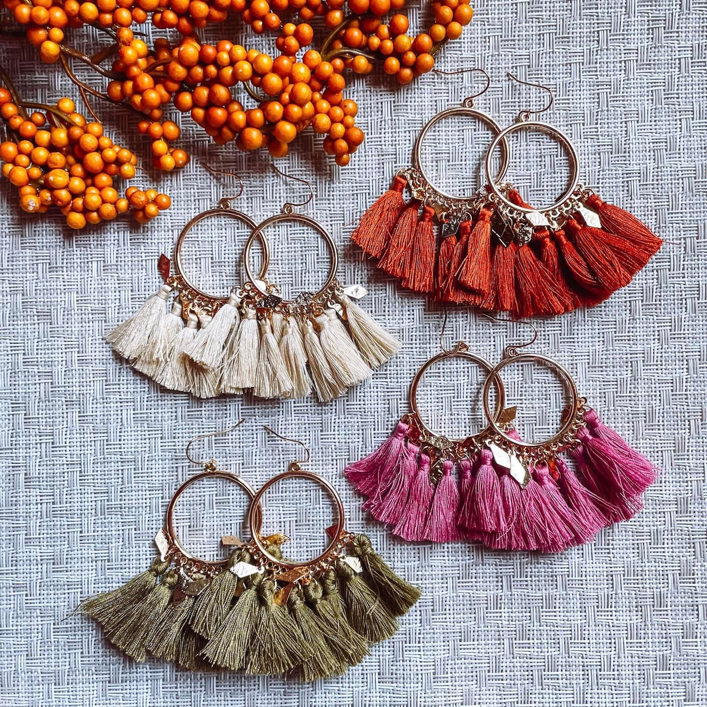 Fall Tassel Earrings