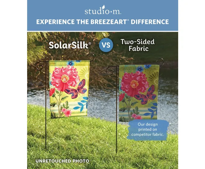 Cardinal Wreath Garden Flag