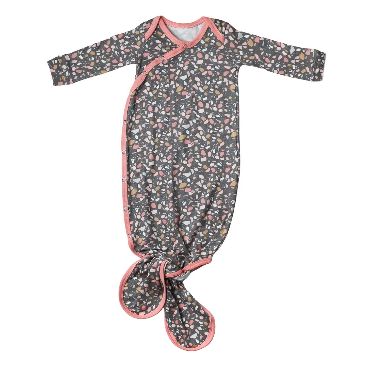 Copper Pearl Newborn Knotted Gown