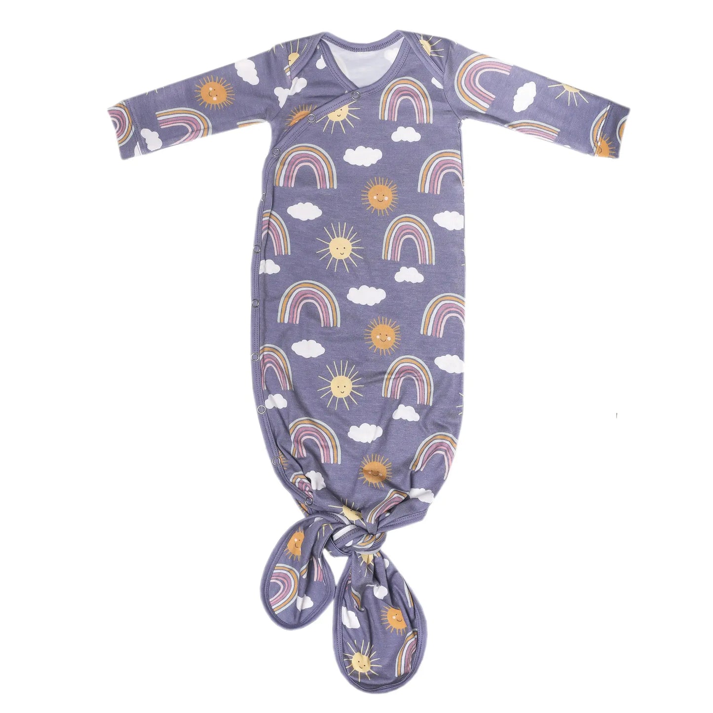 Copper Pearl Newborn Knotted Gown