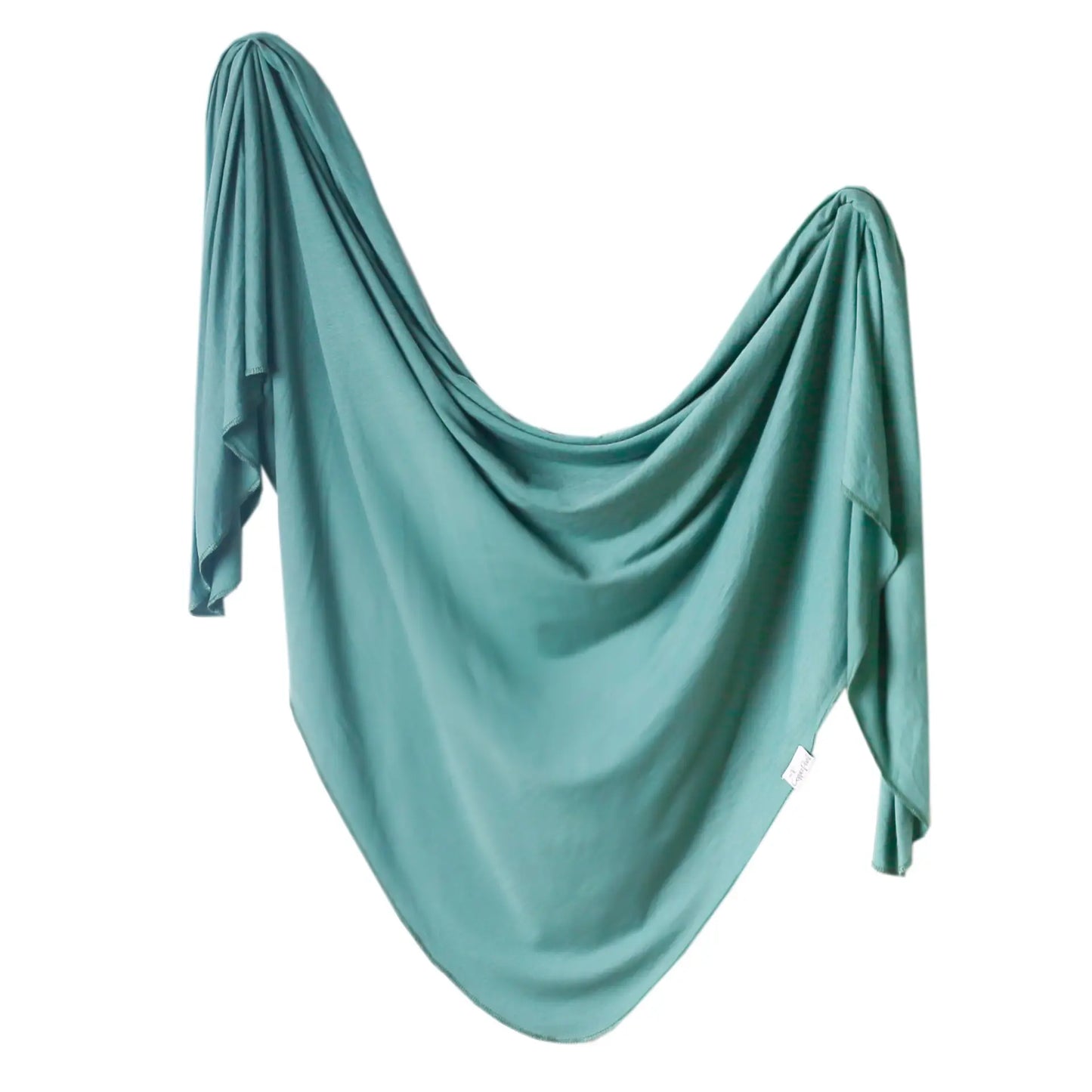 Copper pearl knit swaddle blanket