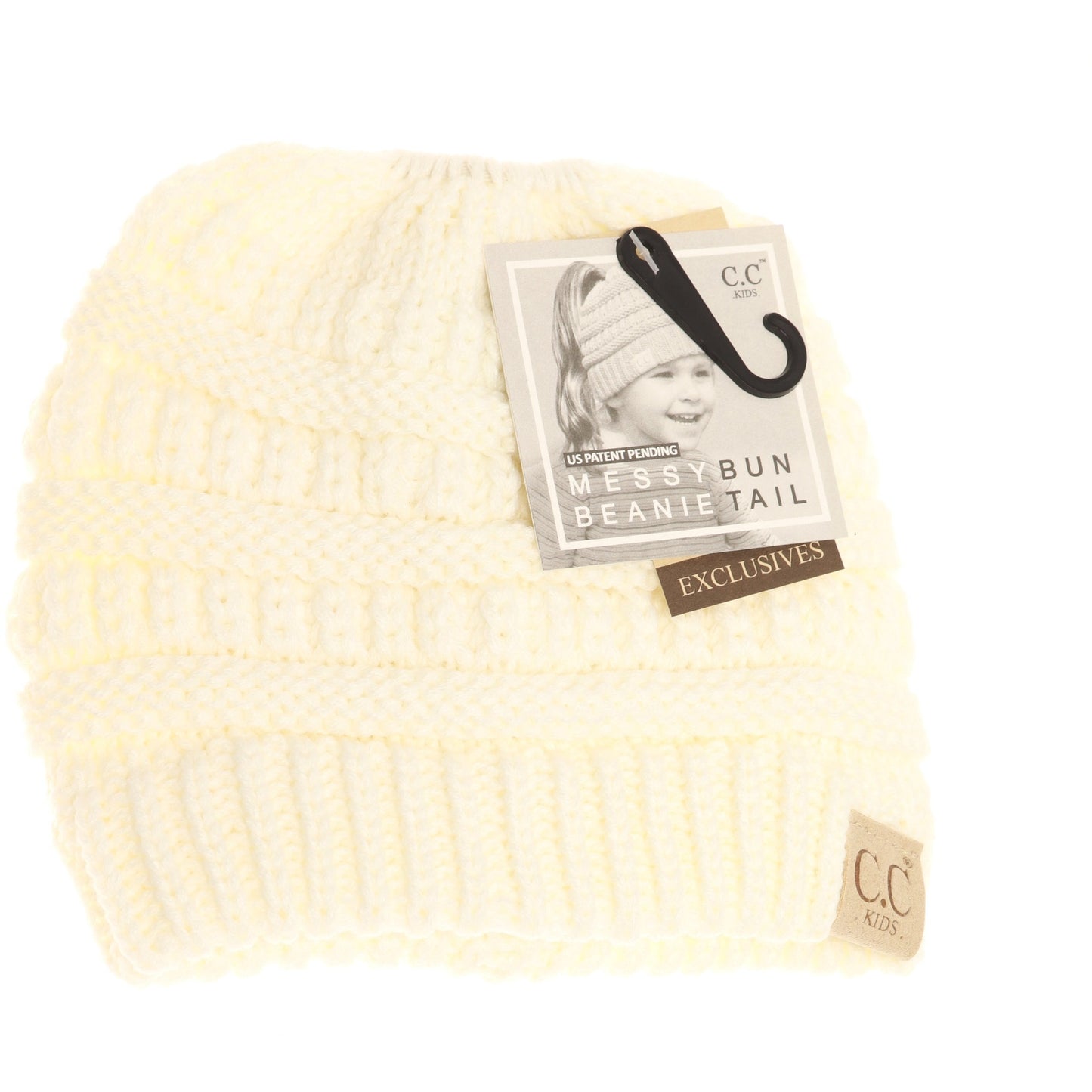 Kids CC Beanie-Messy Bun