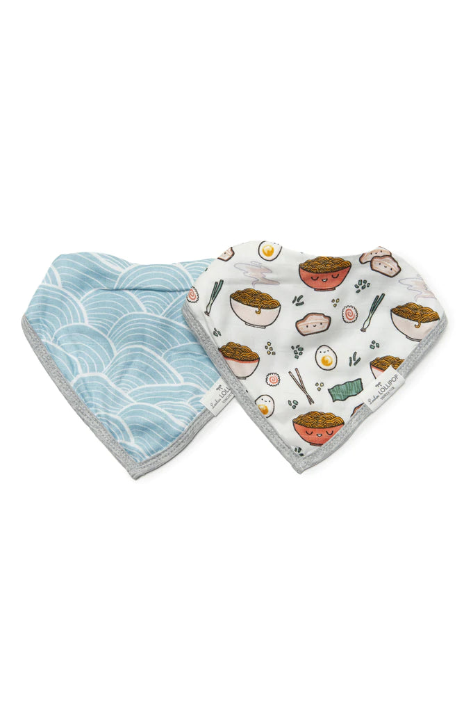 ramen bandana bib set