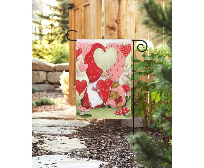 Love Gnomes Garden Flag