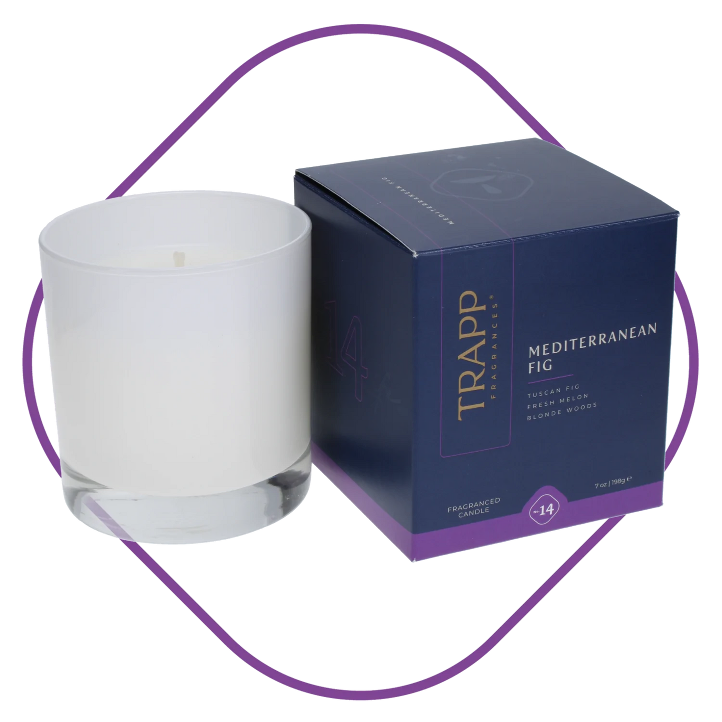 No. 14 Mediterranean Fig 7 oz. Candle in Signature Box