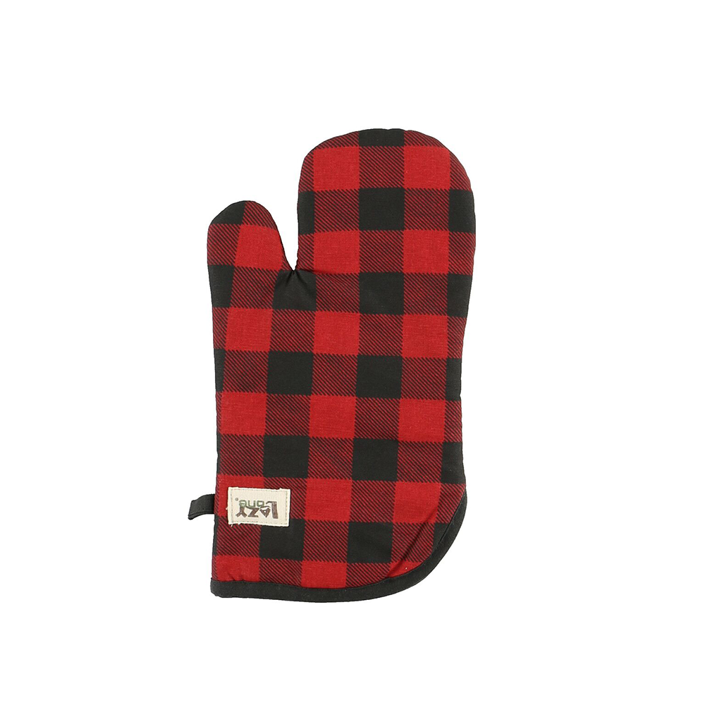 Oven Mitt - Red Plaid