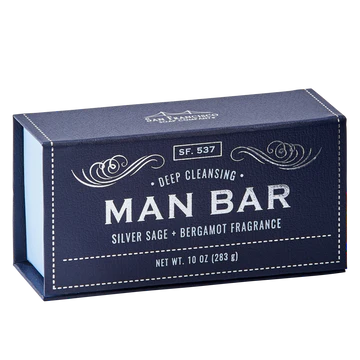 Silver Sage and Bergamot Man Bar