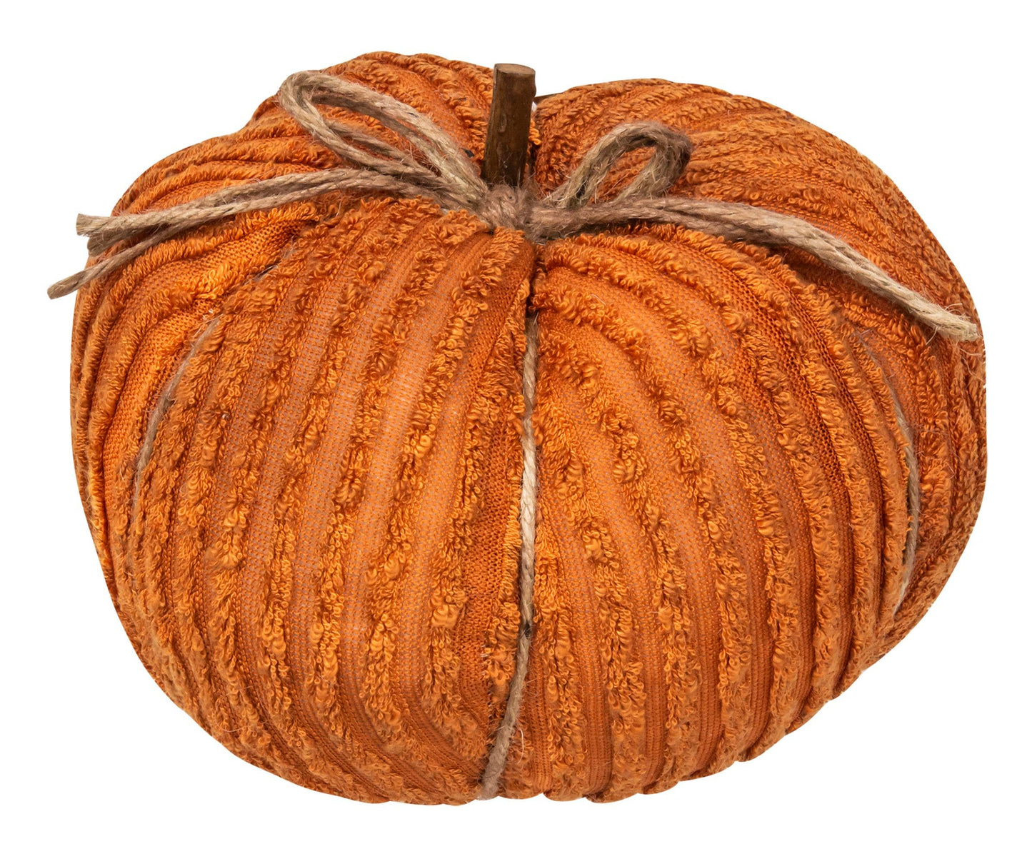 Orange Chenille Pumpkin, 9.5"