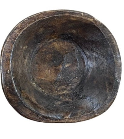 Small Wooden Round Bowl