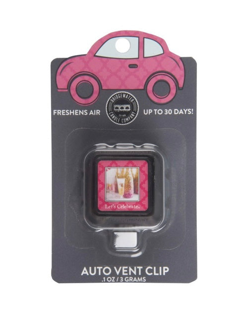 Let’s Celebrate Auto Vent Clip