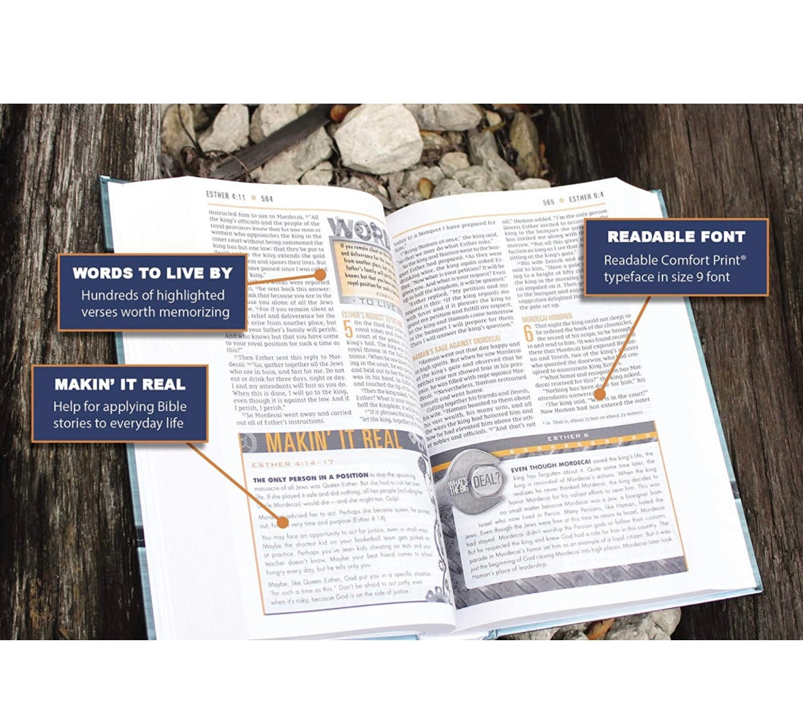 NIV Boys' Bible- Brown Camo
