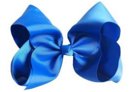 Ocean Blue 8" Hair Bow