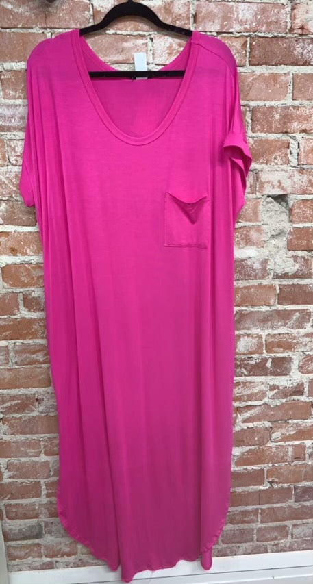 maxi dress w pockets plus size