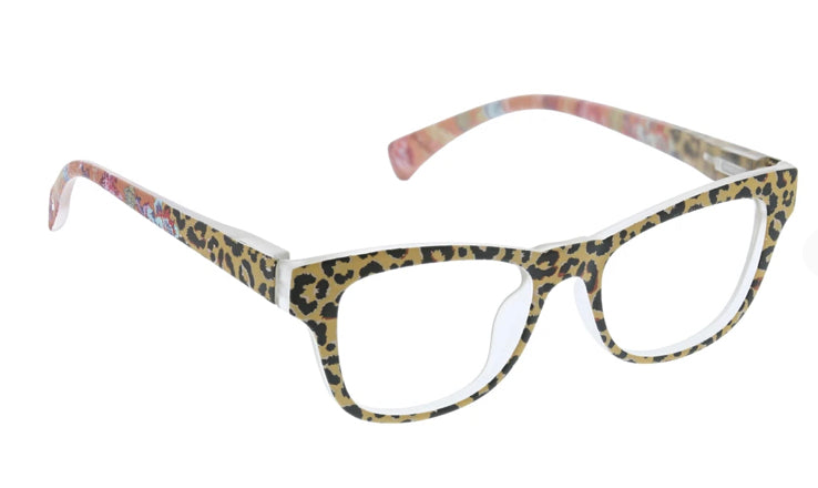 Tan/Leopard Orchid Island Peepers with Blue Light