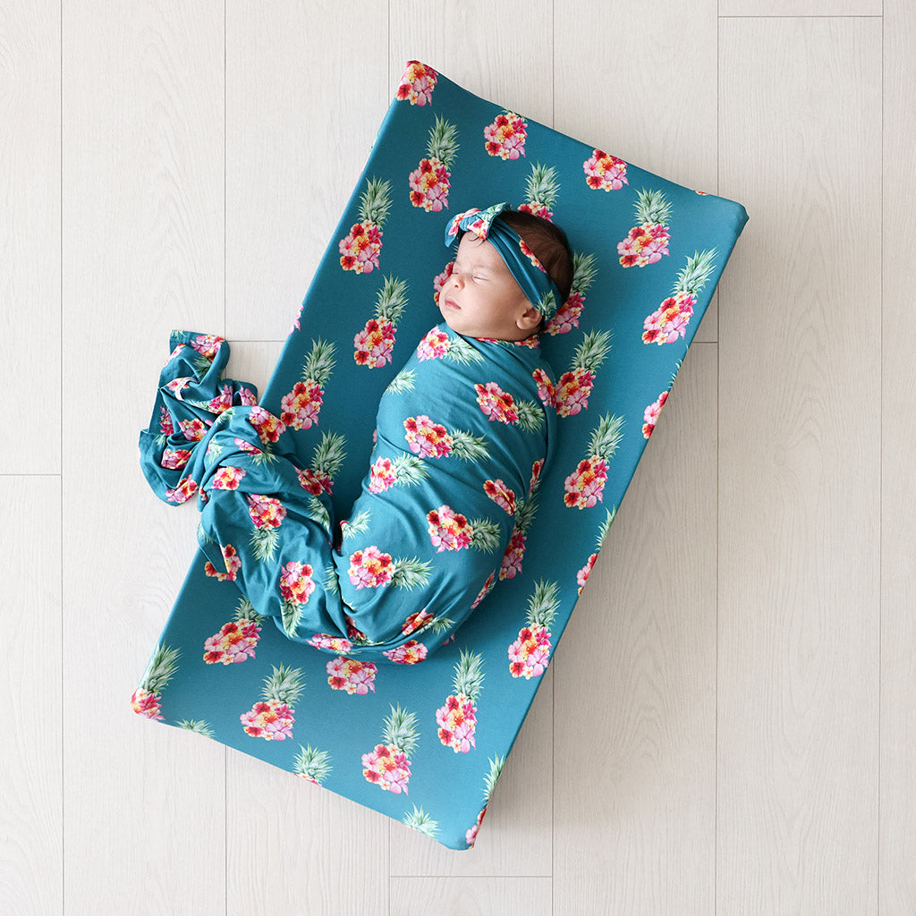 Posh Peanut Changing Pad Cover-Ananans