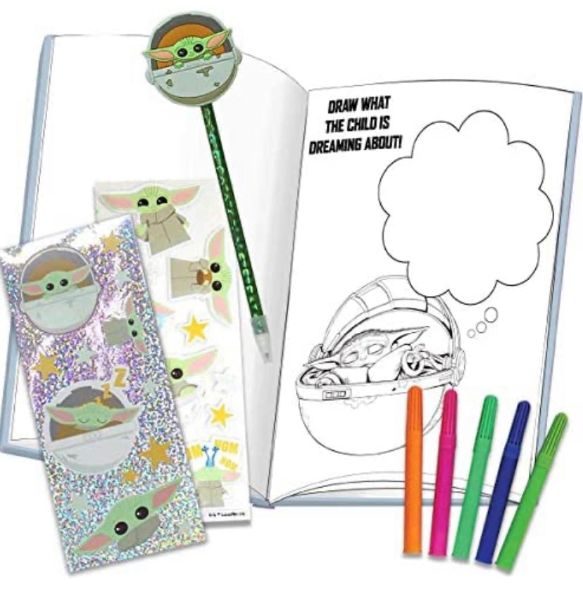 Star Wars Mandalorian Journal Activity Set