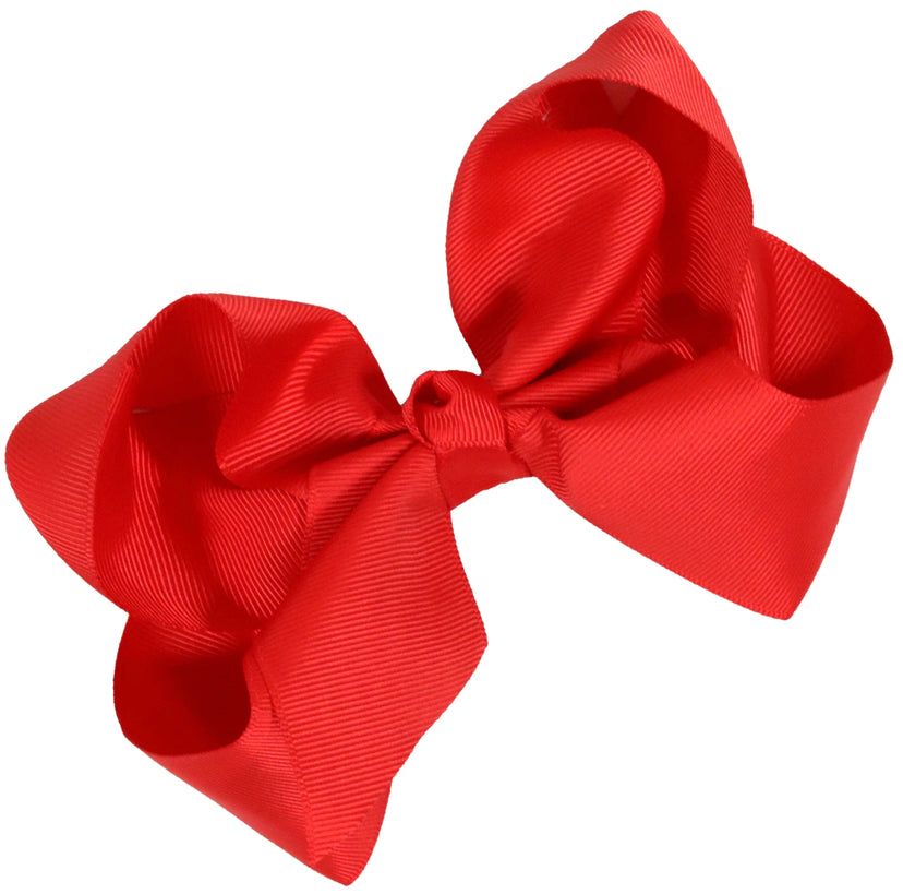 Red 8" Hair Bow