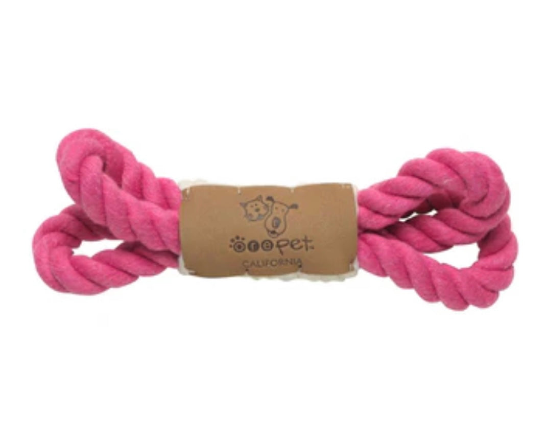 Mini Loop Dog Toy Magenta
