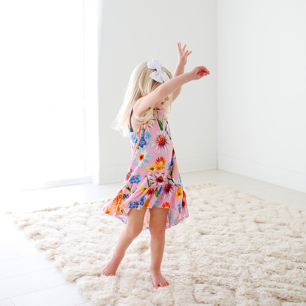Posh Peanut Sleeveless Hi Low Dress-Kaileigh