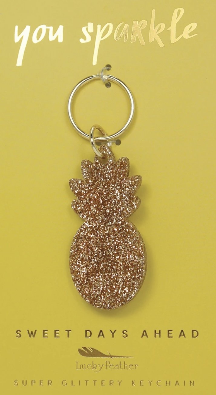 pineapple keychain