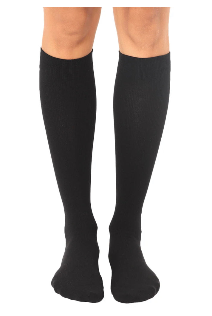 long black compression socks