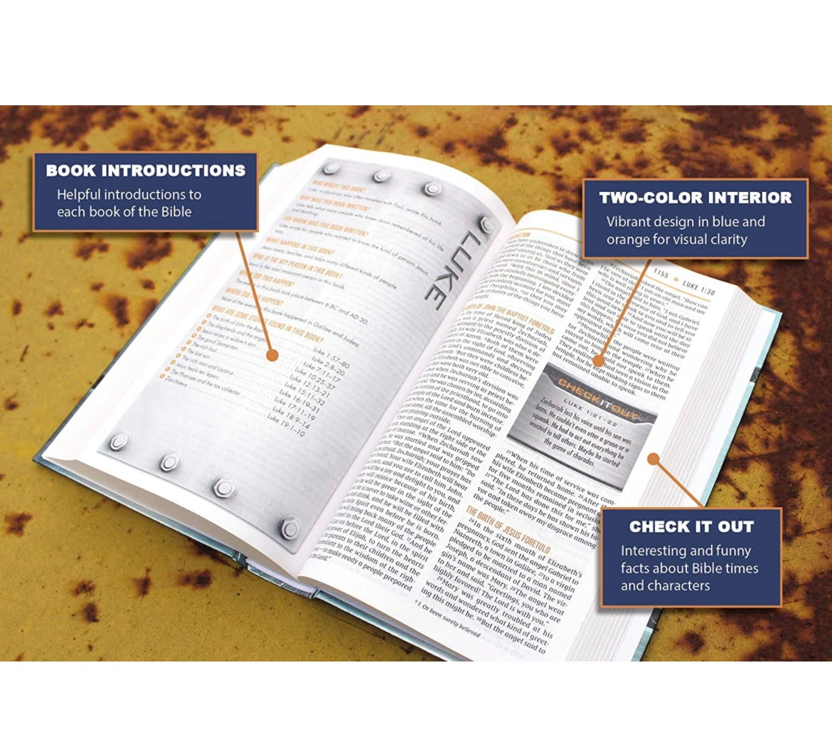 NIV Boys' Bible- Brown Camo
