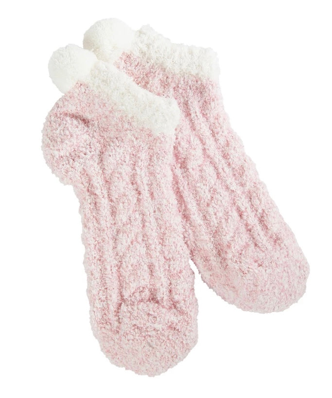 Soft Cozy Pom Socks