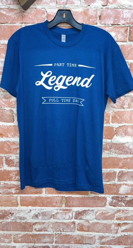part time legend mens tee