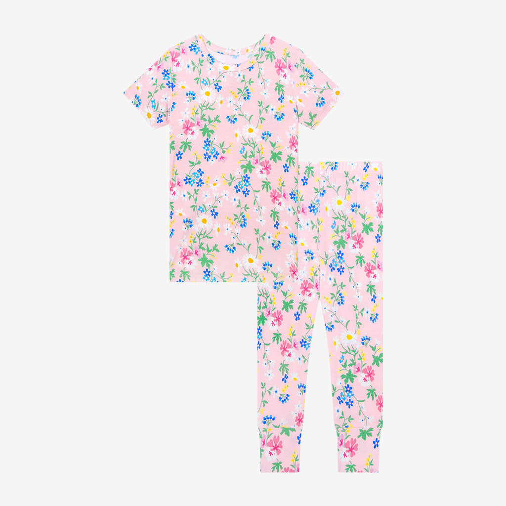Posh Peanut Short Sleeve Basic Pajama-Nicole