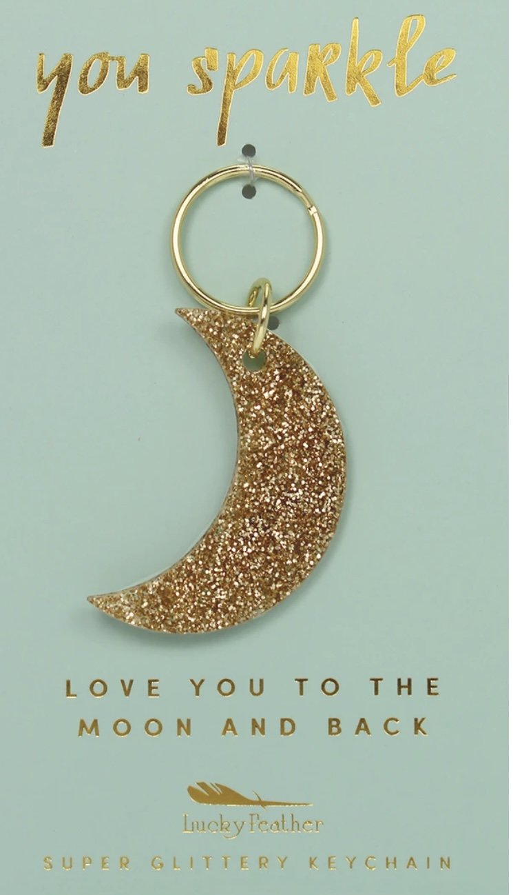 moon keychain
