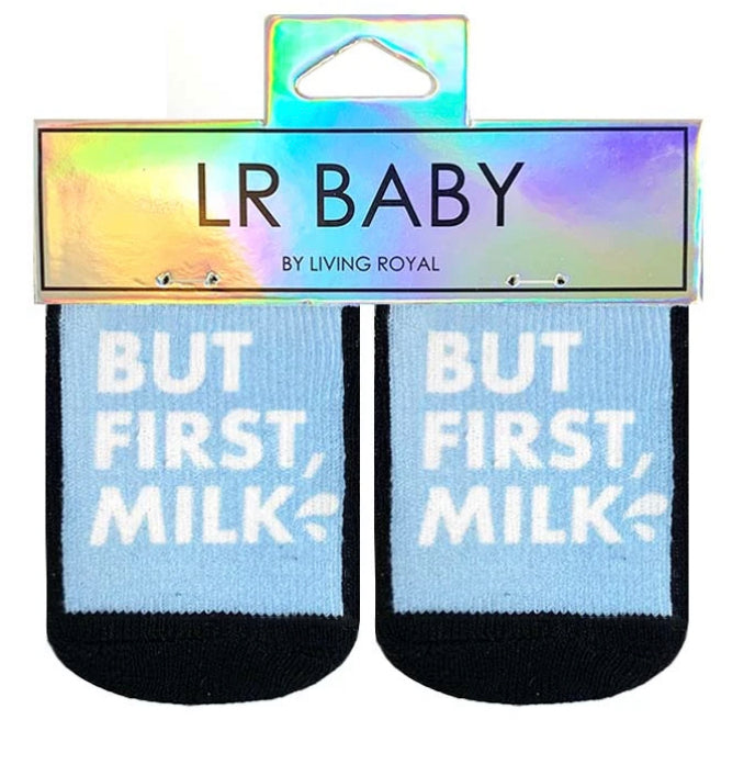 But First Milk Socks