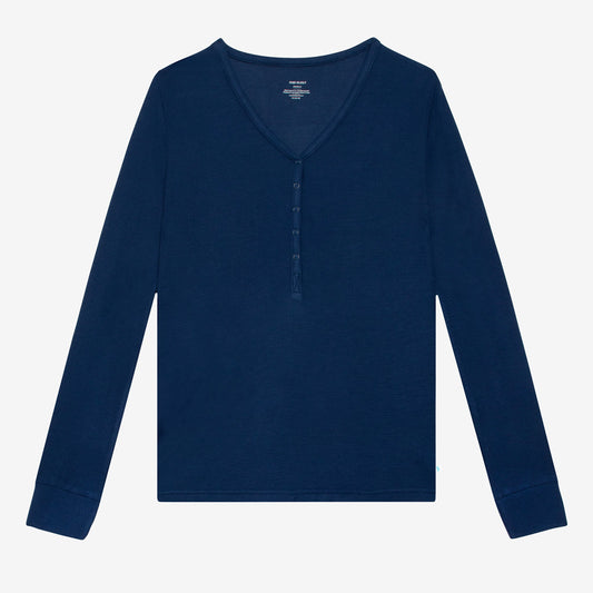 Posh Peanut Women’s Long Sleeve Pajama Set-Agate Waffle