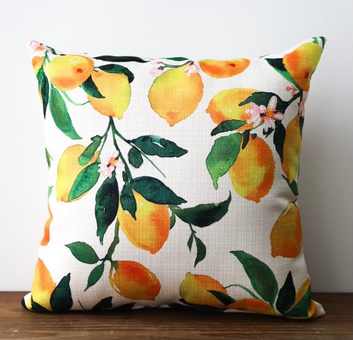 Lemon Pattern Pillow